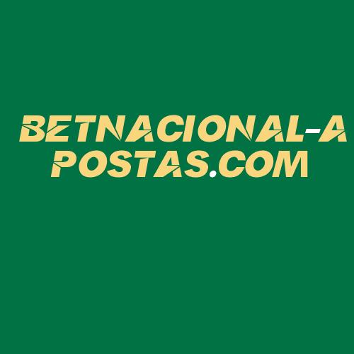 Logo da BETNACIONAL-APOSTAS